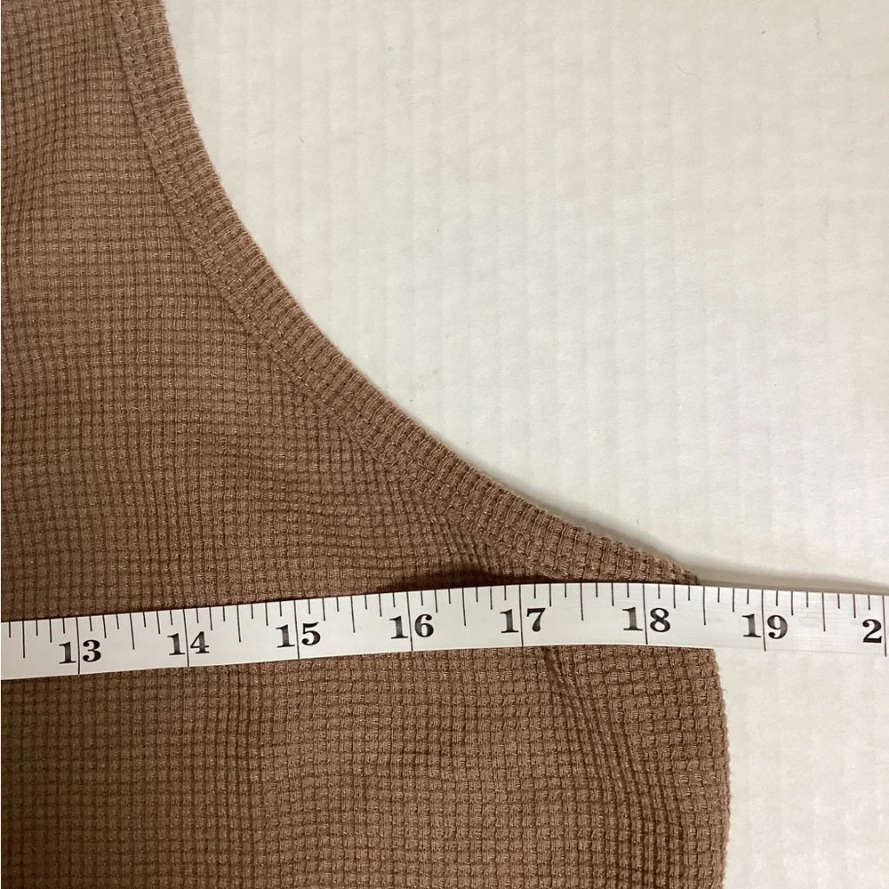 2pc SummerWomen Crop Top/shorts Cocoa brown sz L - Picture 7 of 12